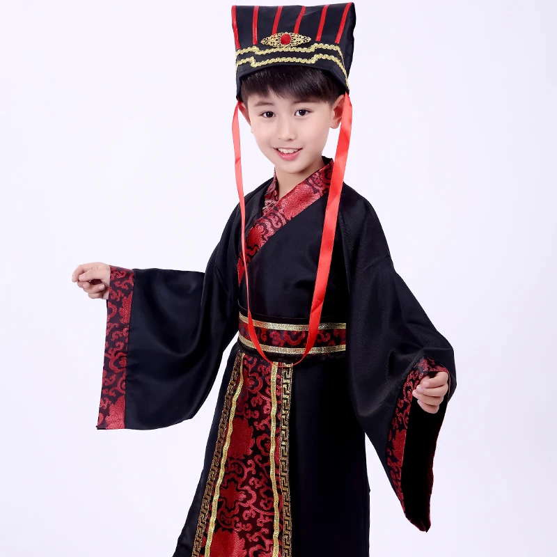 Tradicionalni plesni kostim kineski festival odijelo za dječake drevna сценическая odjeća Dječja odjeća dinastije Han Slika 4