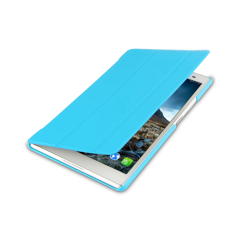 Ultra-tanki 3-Folder Folio Stand PU Leather Skin Shell Sleeve Funda Cover Case For Lenovo TAB 4 8 Plus TB-8704N TB-8704F Tablet Slika 2