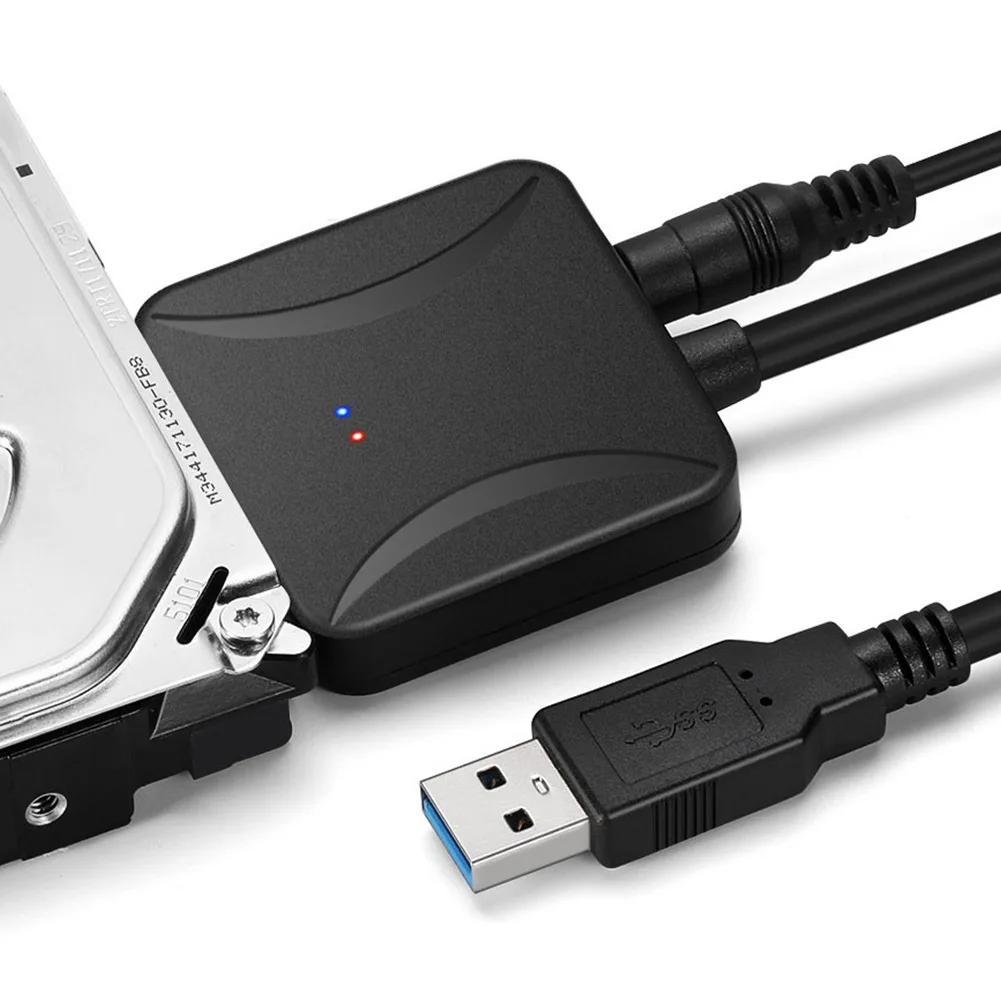 USB 3.0 do 2.5 / 3.5 inča IDE, SATA hard disk, ac adapter za HDD Transfer Converter kabel VH99 Slika 2