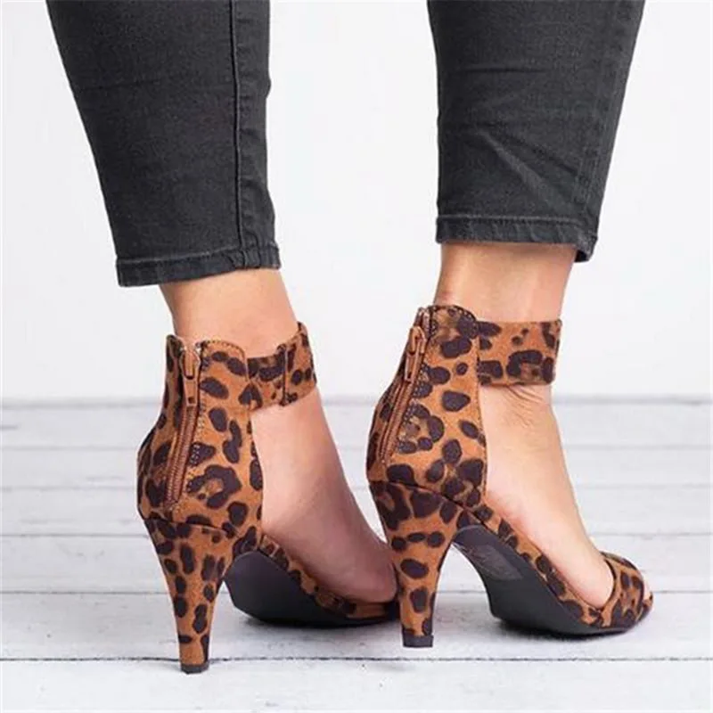 Vanjski čarapa godišnje cipele s visokom petom širok remen sandale ženska zapatos de mujer tanka peta Cipele Sandalias Mujer Drop Shipping Slika 5
