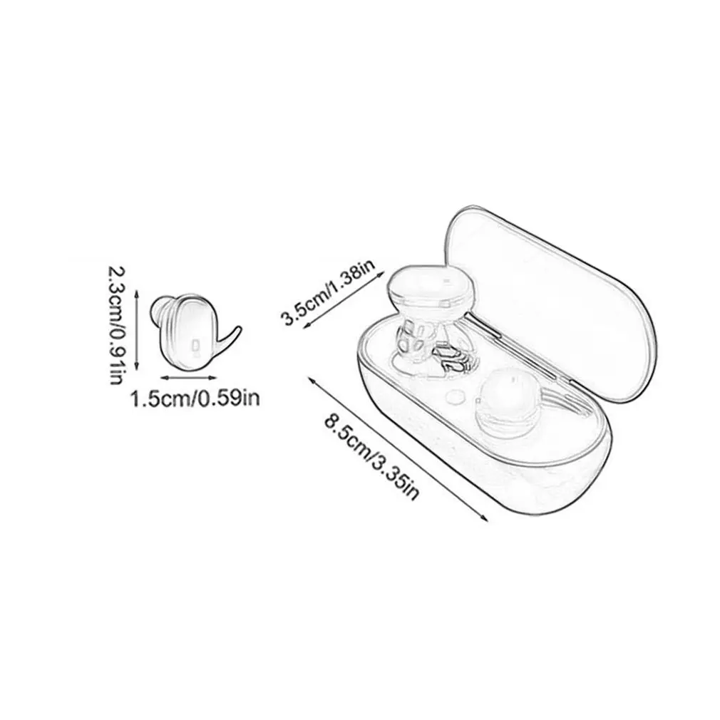 Y30 Bluetooth Bežične slušalice 5.0 Sport Bluetooth slušalice slušalice Handfree prenosiv s punjenje mjenjač 3D stereo zvuk 3 sata Slika 2