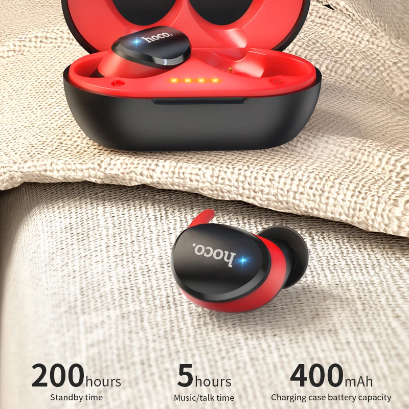 Носо profesionalni Blizanci mini 3D stereo zvuk Bluetooth 5.0 slušalice nevidljivi pravi bas Bežični sportske slušalice s napajanjem Slika 2